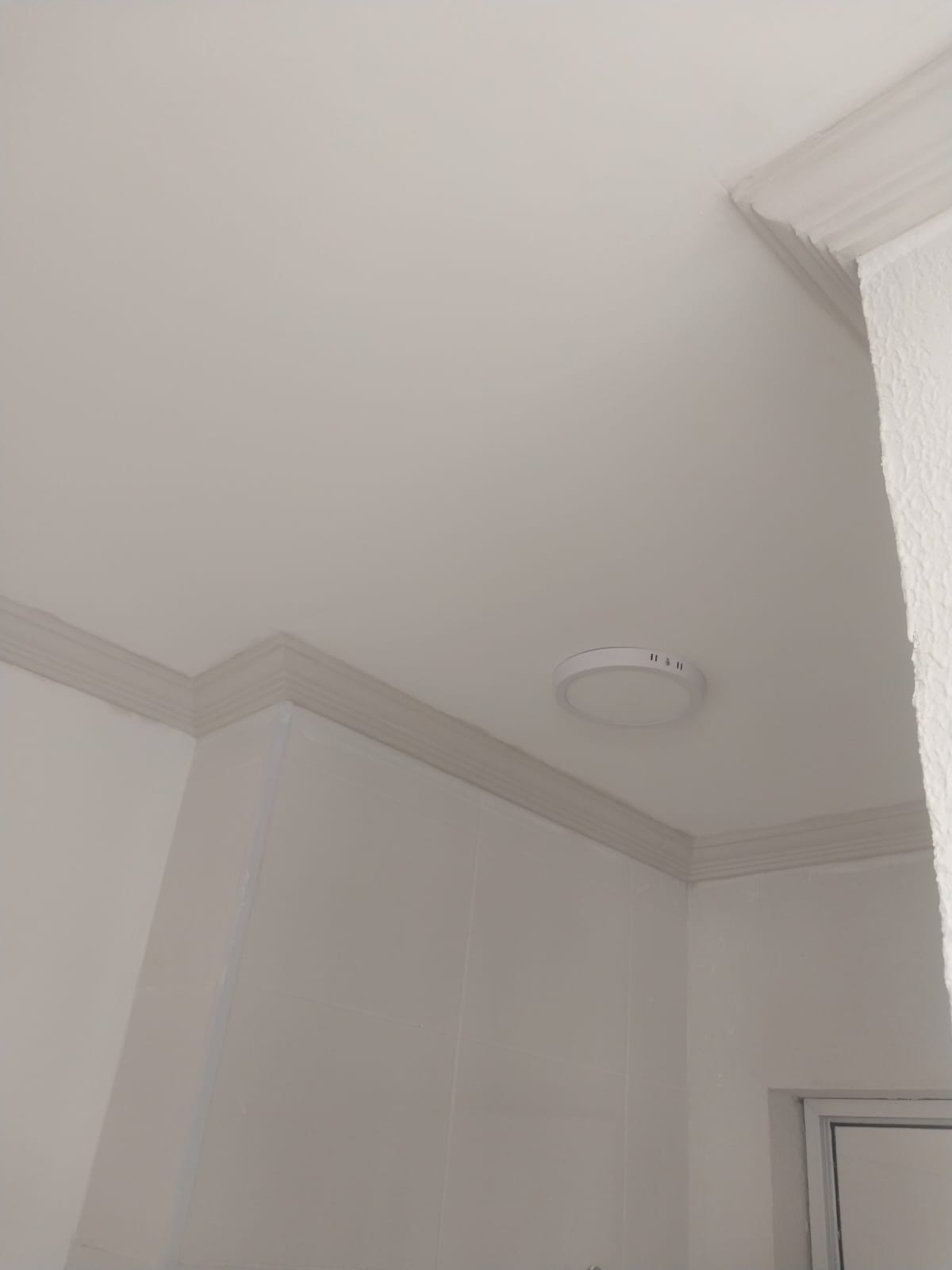 Instalação de moldura