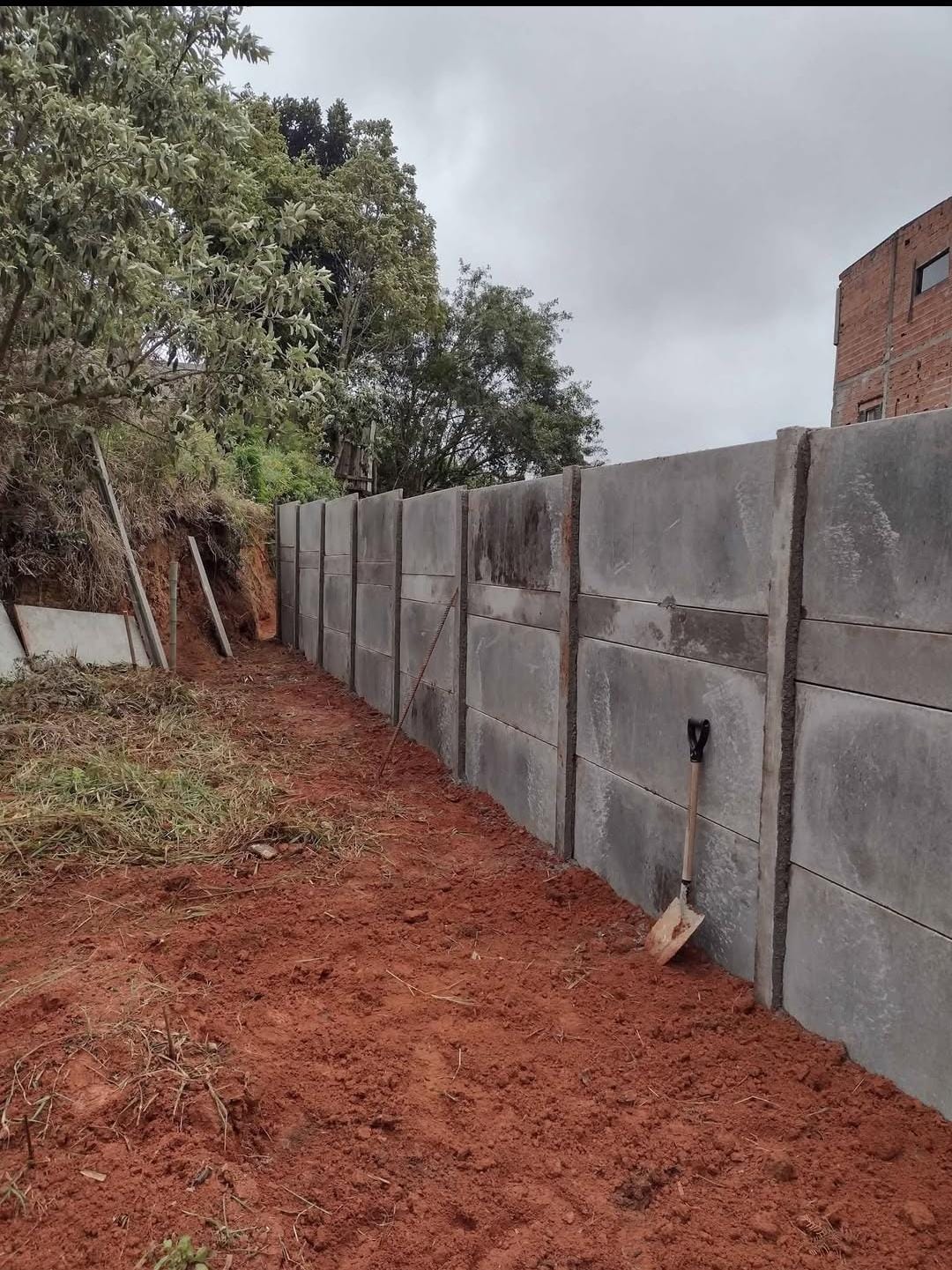 Construção de muro